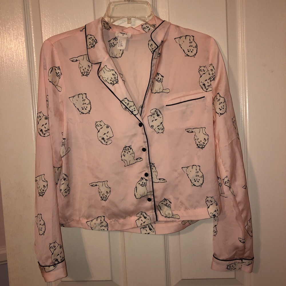 💓✨Baby Pink Silky Kitten Pajama Set!✨💓